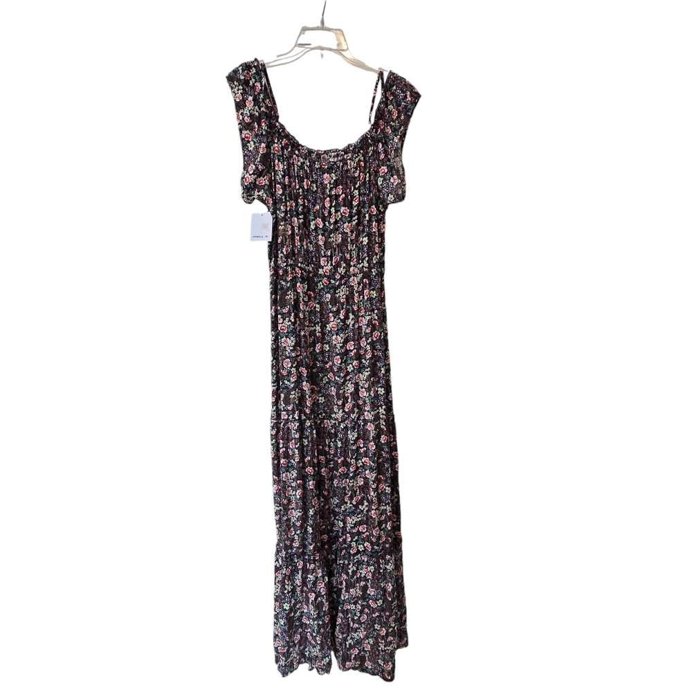 NWT O'Neill Floral Print Maxi Dress Size L - Picture 4 of 10